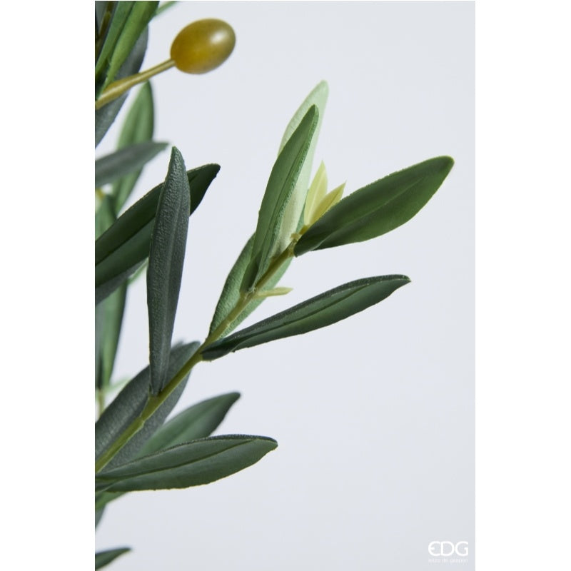 edg enzo de gasperi edg enzo de gasperi olivo con vaso h 200 cm pianta artificiale anti uv verde ean 8059824607607