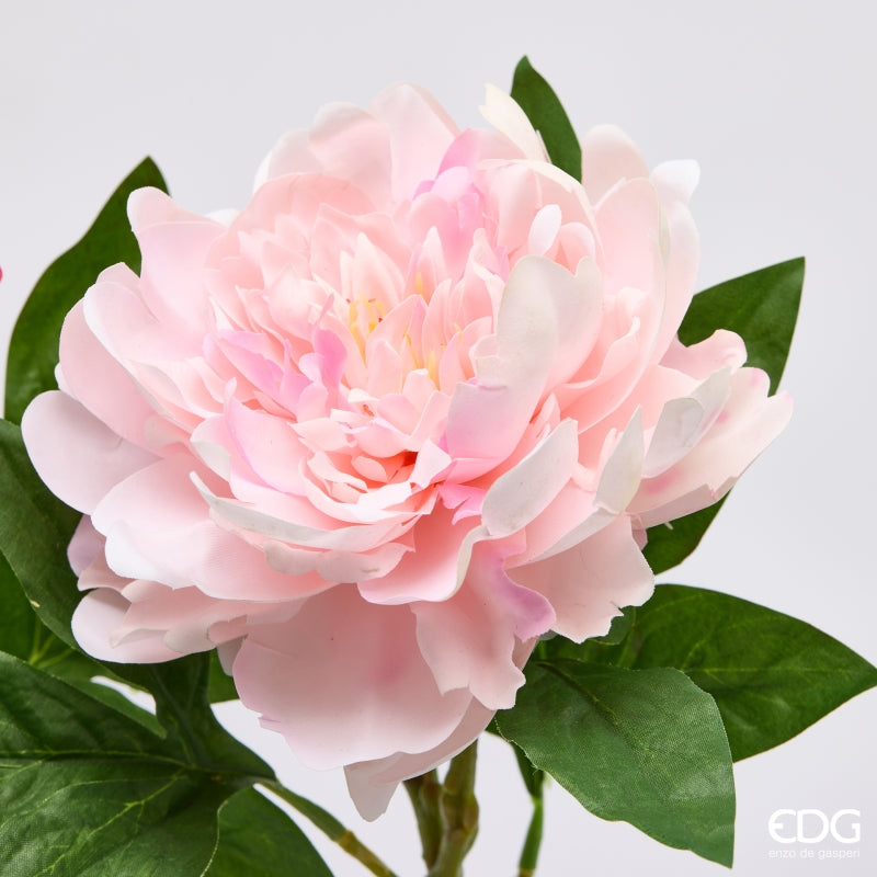 edg enzo de gasperi edg enzo de gasperi peonia ramo con foglie ass h 58 cm pianta artificiale rosa o fucsia 1 pz ean 8059824647269
