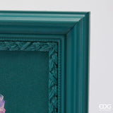 edg enzo de gasperi edg enzo de gasperi quadro rettangolare con fiori verde acqua 43 x 26 cm decorazione parete design moderno casa ean 8059824620989