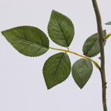 edg enzo de gasperi edg enzo de gasperi rosa velvet ramo con foglie h 60 cm pianta artificiale colore rosso ean 8059824327574