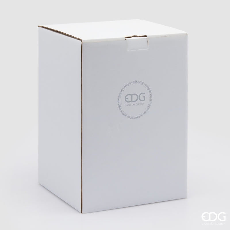 edg enzo de gasperi edg enzo de gasperi vaso righe con bordo h 20 cm d 16 cm waterproof vetro coral ean 8059824619099