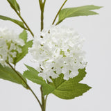 edg enzo de gasperi edg enzo de gasperi viburno ramo x5 con foglie pianta artificiale h 80 cm d 10 cm bianco ean 8059824474537