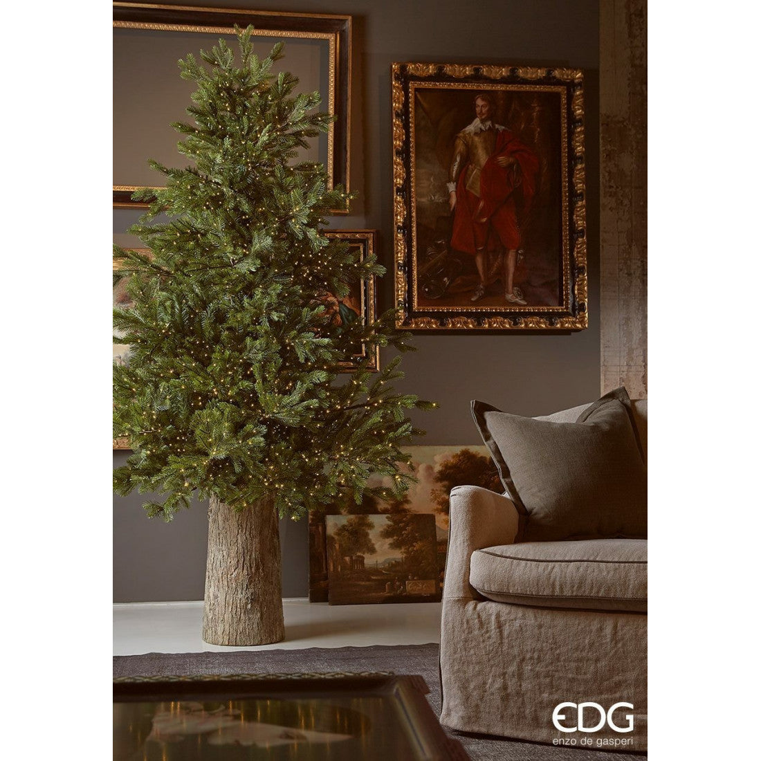 edg_enzo de gasperi edg_enzo de gasperi albero di natale pino imperial new 2 500 miniled h 180 cm d 130 cm uso esterno verde ean 8059824577344