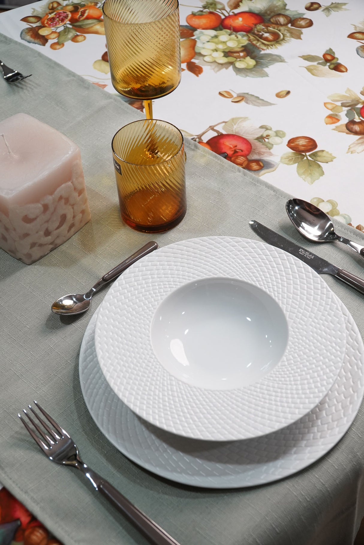 fade fade avena piatto rotondo d 30 cm ceramica bianco ean 8016175589211