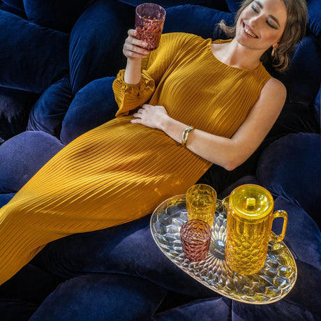 guzzini guzzini bicchiere alto decoro 3 vanity bio based giallo ean 8008392396178