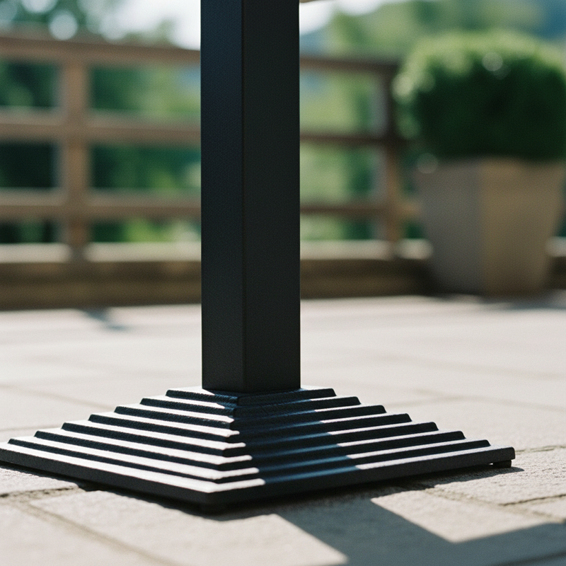 moia greenwood moia greenwood basamento tavolo in ghisa piramide 15 kg base robusta per tavoli design professionale