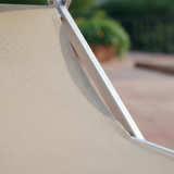 moia greenwood moia greenwood lettino mare con tettuccio in alluminio e textilene sabbia lettino spiaggia regolabile design resistente ean 8013054123573