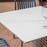 Piano Gres Marmo Bianco 80×80 – Dettaglio Venatura