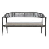 moia greenwood moia greenwood set milano in alluminio antracite e wicker grigio salotto giardino con 2 poltrone divano 2 posti e tavolino ean 8013054832680