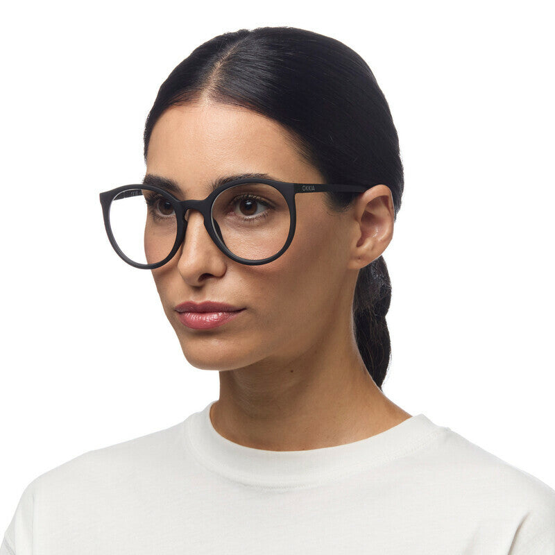 okkia okkia occhiale da lettura mod bologna premontato soft touch black diottrie 2 50 ean 8056211374081