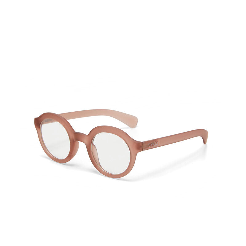 okkia okkia occhiale da lettura mod lauro premontato soft touch trasparent rose diottrie 2 00 ean 8056211370847