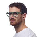 okkia okkia occhiale da lettura mod zeno soft touch anti luce blu verde diottrie 3 00 ean 8056211370960