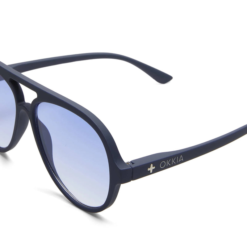 okkia okkia occhiale da sole premontato a forma di goccia mod alessio midnight ean 8055773198081