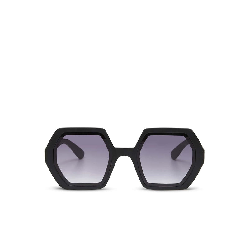 okkia okkia occhiale da sole premontato esagonale mod emma black ean 8055773193840