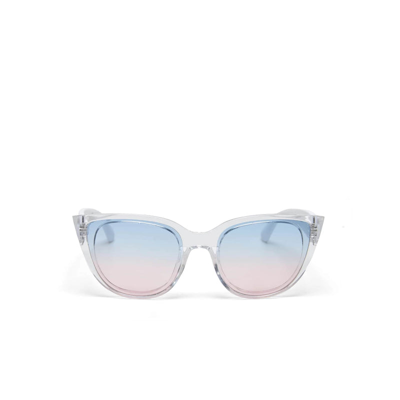 okkia okkia occhiale da sole premontato gatto lite mod silvia trasparent light pink ean 8056211370472