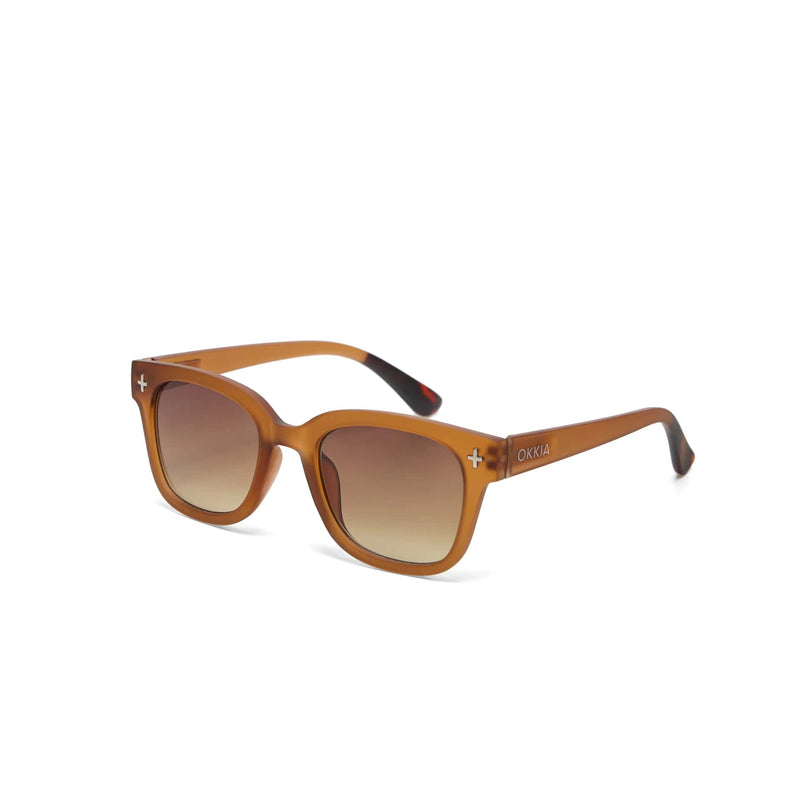 okkia okkia occhiale da sole premontato mod giovanni translucid brown with havana finals ean 8056211371424