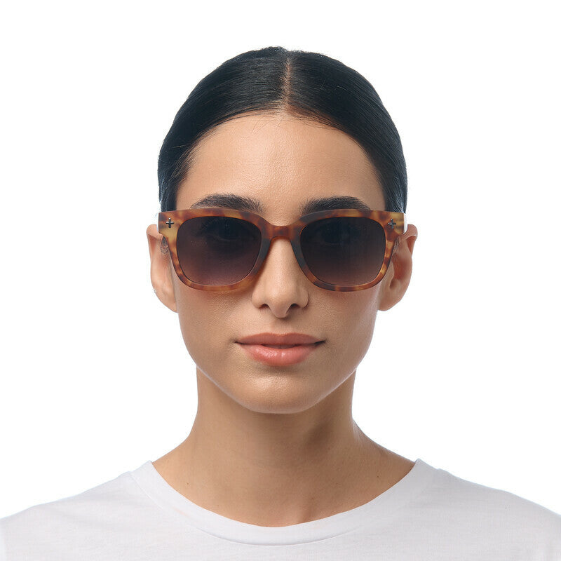 okkia okkia occhiale da sole premontato mod giovanni translucid sahara havana soft touch con lenti verde ean 8056211375316