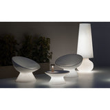 plust plust poltrona fade relax light ind out bianco light