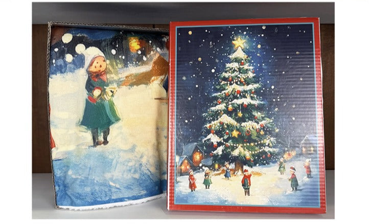 preziosa home preziosa home coperta natale pile ass stampata 210 x 240 cm poliestere scatola regalo 1 pz ean 8050264186653
