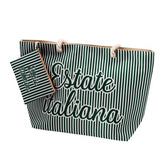 regalo italiano regalo italiano borsa mare con pochette ass 58 x 18 cm h 38 cm tessuto 1 pz ean 8057586212091
