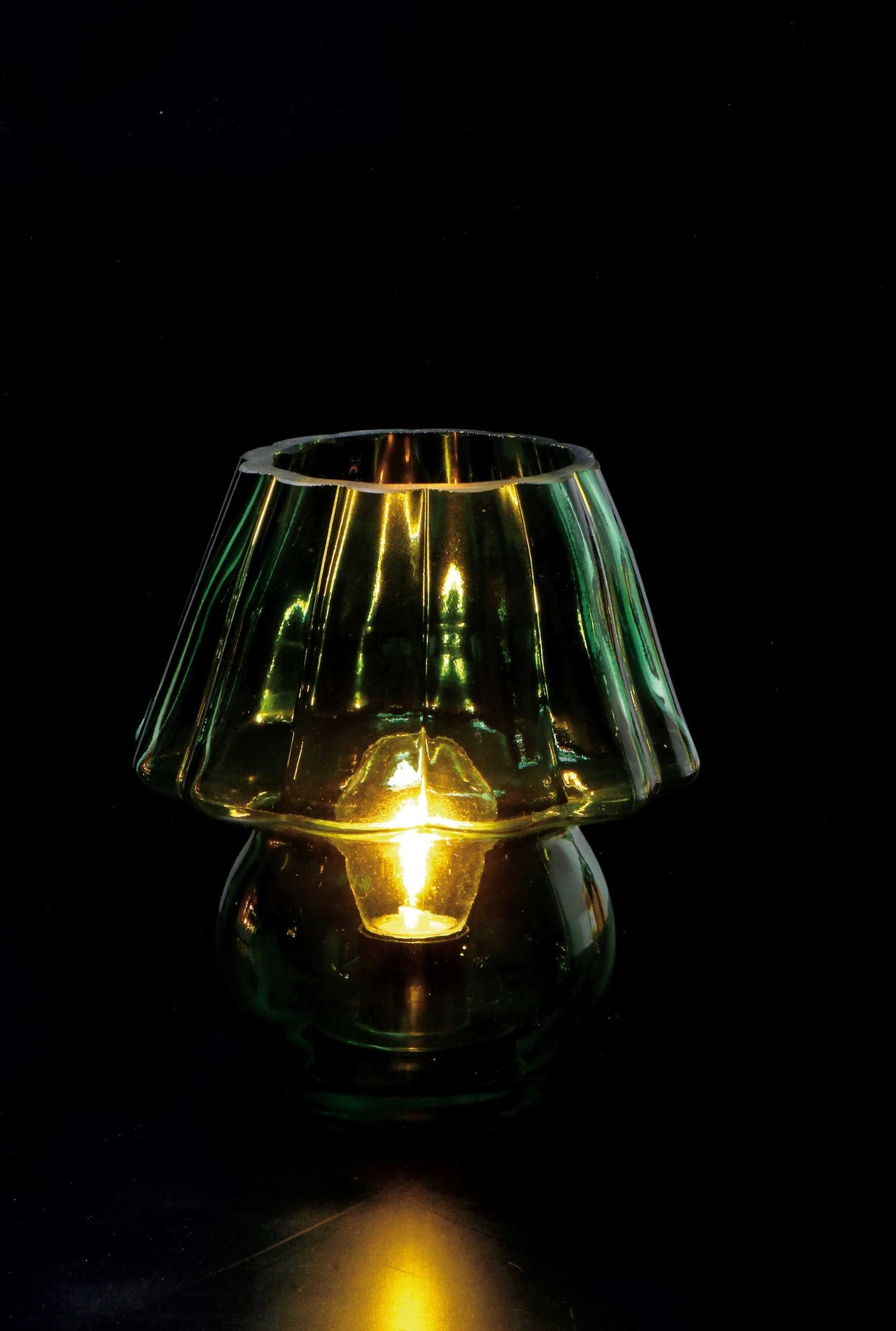 regalo italiano regalo italiano lampada di natale vetro ass d 17 cm h 18 cm oro 1 pz ean 8057586127449