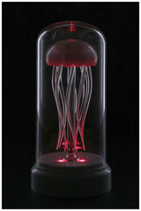 regalo italiano regalo italiano lampada medusa rgb led con movimento effetto acquario decorativo d 10 cm h 21 cm ean 8057586207035