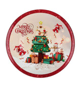 regalo italiano regalo italiano sottopiatto merry christmas natale tondo plastica d 33 cm ass multicolor 1 pz ean 8057586115118