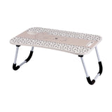 regalo italiano regalo italiano tavolino pieghevole con porta tablet mdf e ferro 60 x 40 cm h 26 cm colazione letto e divano 1 pz ean 8057586091160