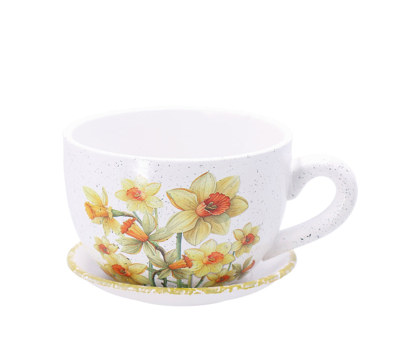 regalo italiano regalo italiano tazza con piattino 20 x 15 cm h 10 cm ass tazza decorativa in ceramica con sottotazza 1 pz ean 8057586191815