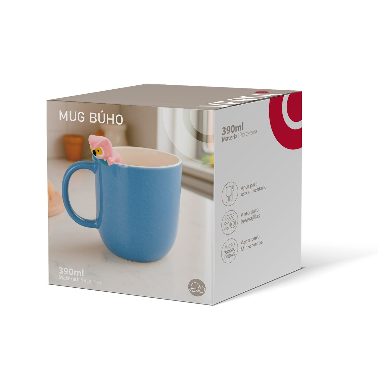 versa versa tazza gufo 390 ml porcellana blu ean 22580061