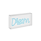 wd lifestyle wd lifestyle insegna neon con cornice in plexiglass 23 x 13 cm decoro dream ean 8053300576425