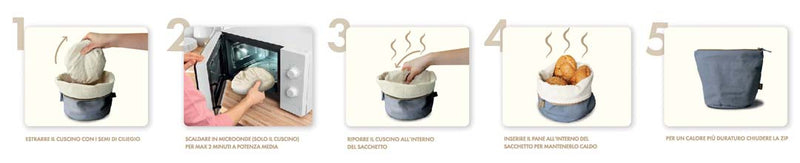 wd lifestyle wd lifestyle sacchetto pane riscaldabile cotone beige ean 8053300570447
