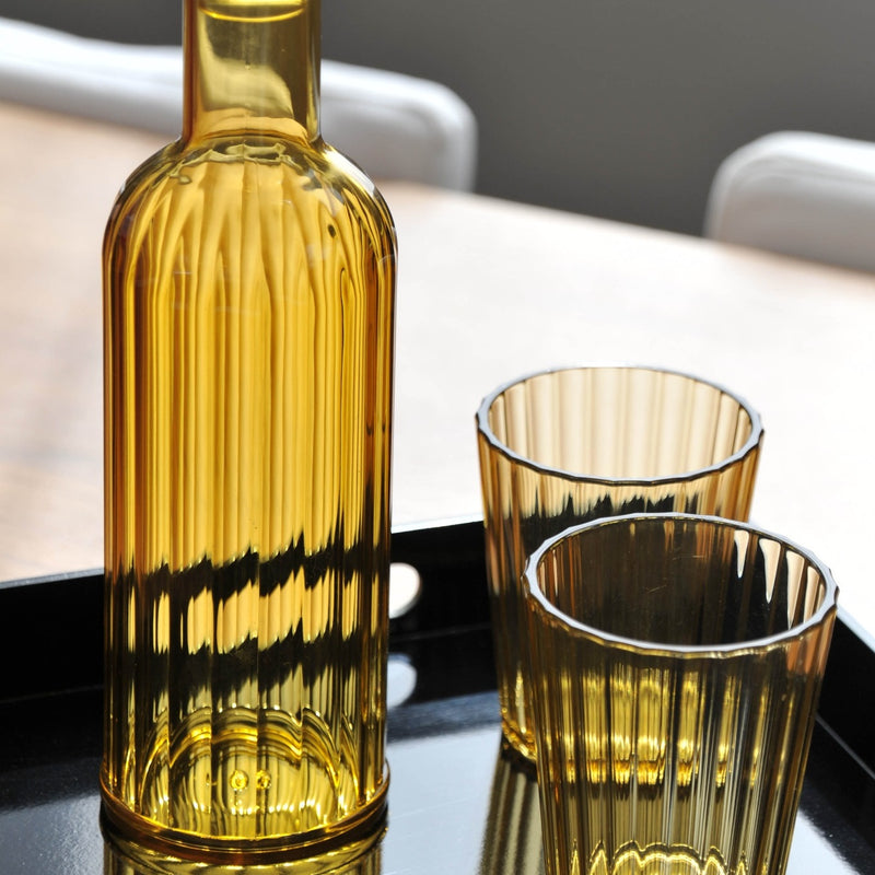 wd lifestyle wd lifestyle set 2 bicchieri in acrilico 370 ml ambra ean 8033040744988