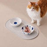 alessi alessi tappetino sottociotola antiscivolo cani e gatti grigio small 49x27 cm ean 8003299503568