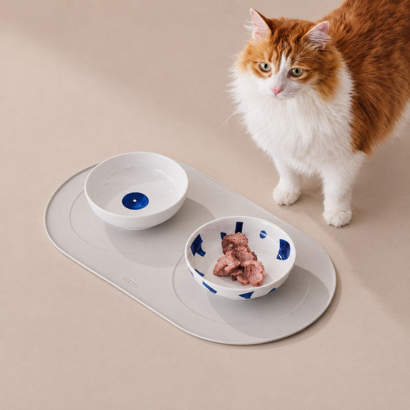 alessi alessi tappetino sottociotola antiscivolo cani e gatti grigio small 49x27 cm ean 8003299503568