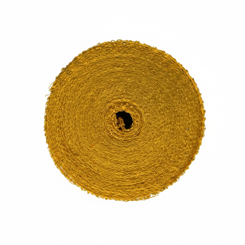 Allestisci con vivacità il nastro Arpimex Juta Giallo 35 mm × 18 mt. Perfetto per bomboniere, cerimonie e packaging rustico. ean 8018318258367
