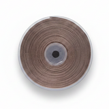 Confeziona con raffinatezza il nastro taffetà Arpimex Vanilla tortora, 100% poliestere 40 mm × 25 mt, texture crespa. Per cerimonie e matrimoni. ean 8018318228643