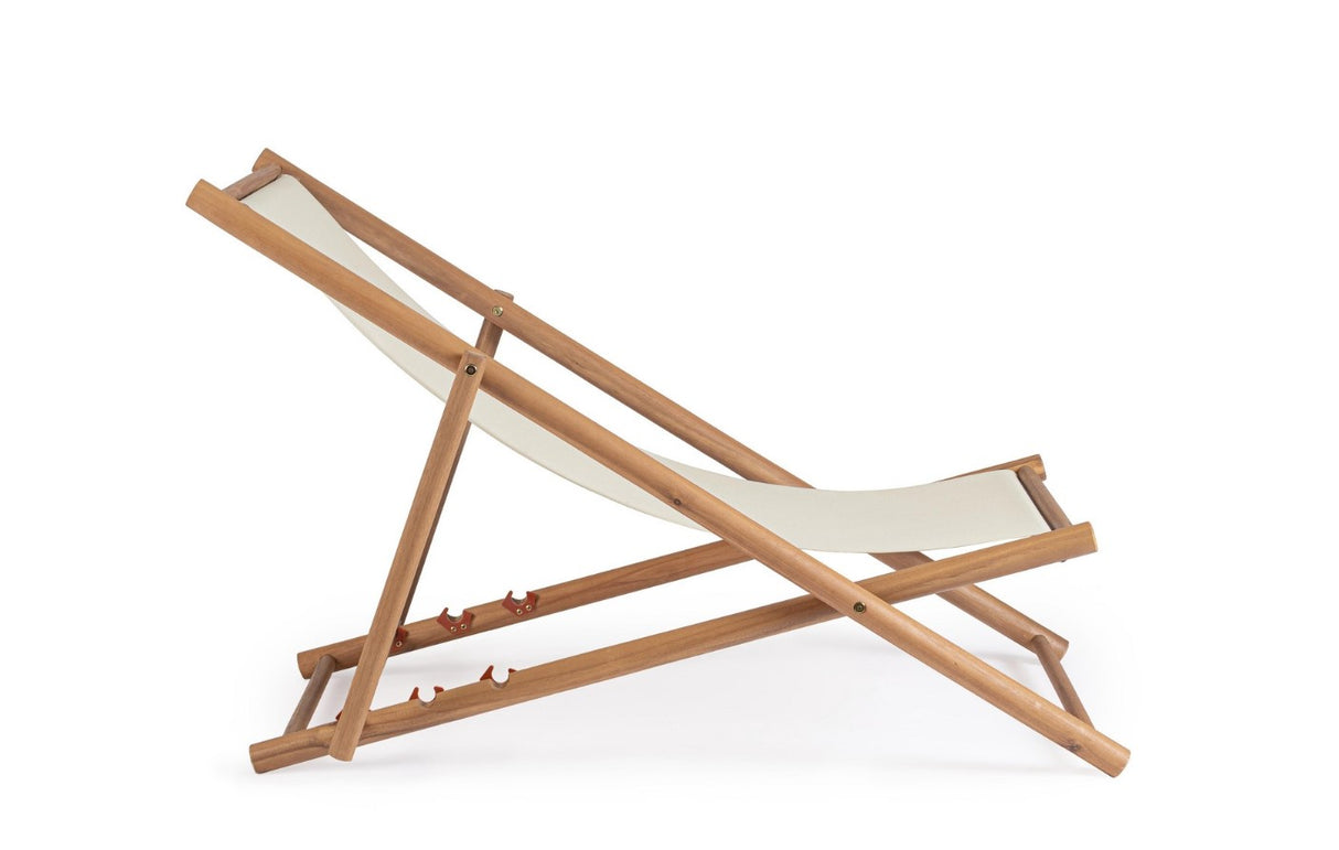 bizzotto bizzotto sdraio danubio effetto teak schienale bianco ean 8051836783843