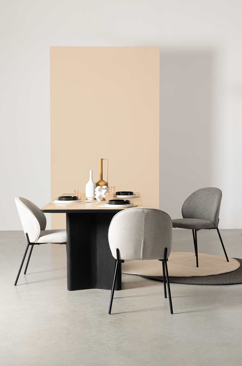 bizzotto bizzotto sedia wendy h 83 cm l 54 cm p 60 pz grigio scuro nero ean 8051836573581