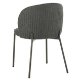 di mo commerciale di mo commerciale sedia shelly in tessuto 320 gr grigio scuro 55 x 45 cm h 80 cm sedia design moderna con struttura ean 8010402525485