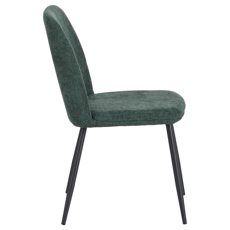 di mo di mo sedia tracy in tessuto verde scuro 57x45x84 cm design moderno ean 8010402514823