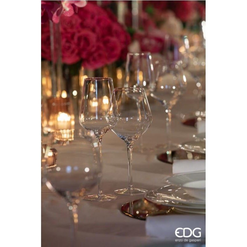 edg enzo de gasperi edg enzo de gasperi calice vino h 245 cm d 105 cm 600 ml vetro cf 4 pz ean 8056372689031