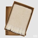 edg enzo de gasperi edg enzo de gasperi coperta quadretti l 158 cm l 102 cm scatola regalo grigio ean 8059824624369