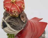 edg enzo de gasperi edg enzo de gasperi decoro bulldog natalizio h 375 cm l 225 cm l 15 cm bianco rosso ean 8059824541451