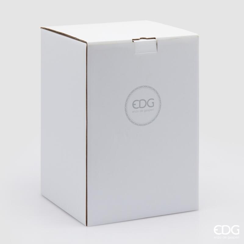 edg enzo de gasperi edg enzo de gasperi decoro scarpa portabottiglia di natale h 22 cm l 25 cm l 16 cm black ean 8059824562784