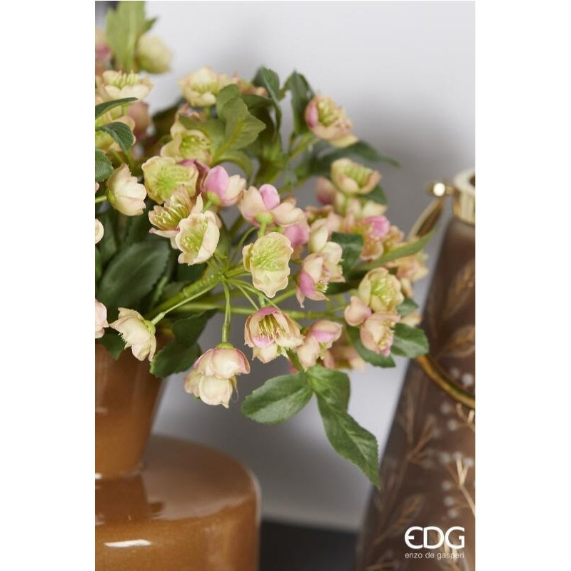 edg enzo de gasperi edg enzo de gasperi elleboro rex ramo x2 h 42 cm pianta artificiale verde rosa ean 8059824108883