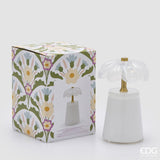 edg enzo de gasperi edg enzo de gasperi lampada da tavolo lily h 1750 cm d 11 cm ip20 bianco scatola regalo ean 8059824607805