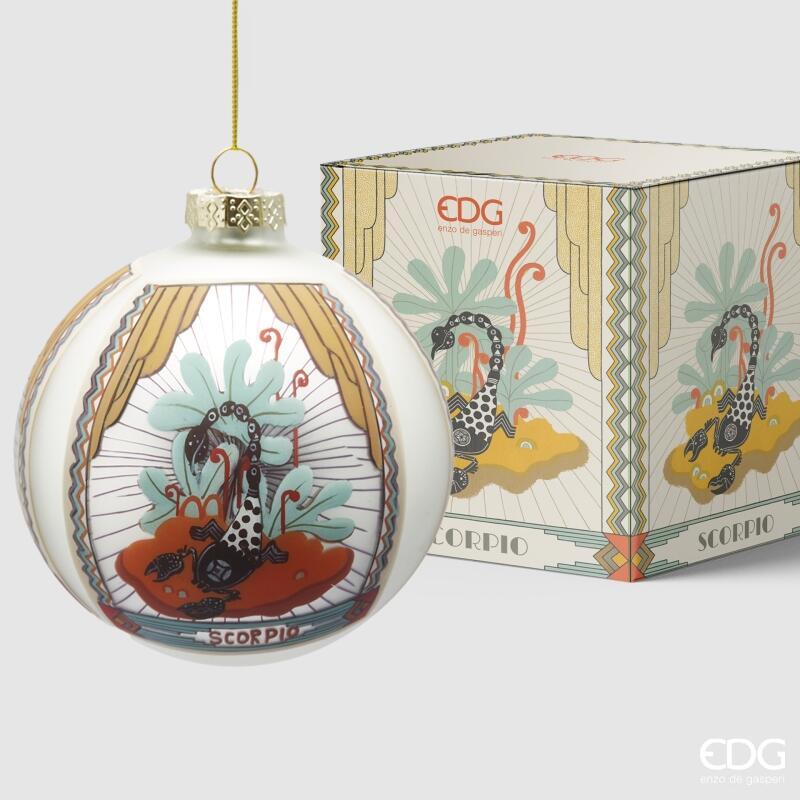 edg enzo de gasperi edg enzo de gasperi palla zodiaco ass d 10 cm vetro multicolor 1 pz ean 8059824194510