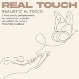 edg enzo de gasperi edg enzo de gasperi peonia ramo con foglie ass h 58 cm pianta artificiale rosa 1 pz ean 8059824647207