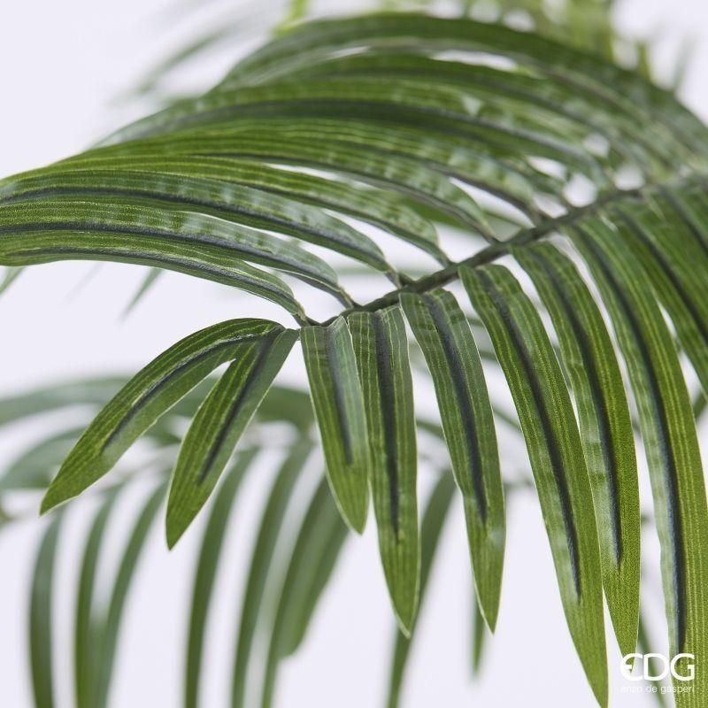 edg enzo de gasperi edg enzo de gasperi pianta artificiale palma areca vogue con vaso h240 cm pianta decorativa realistica design moderno ean 8059824655028